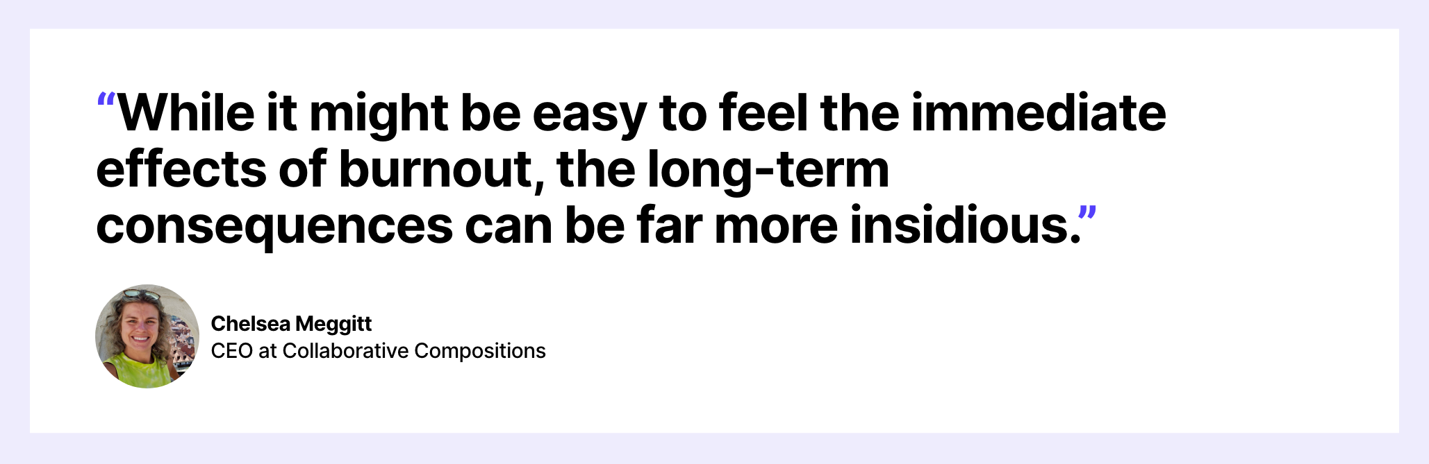 Beltway Burnout - While it might be easy to feel the immediate effects of burnout, the long-term consequences can be far more insidious