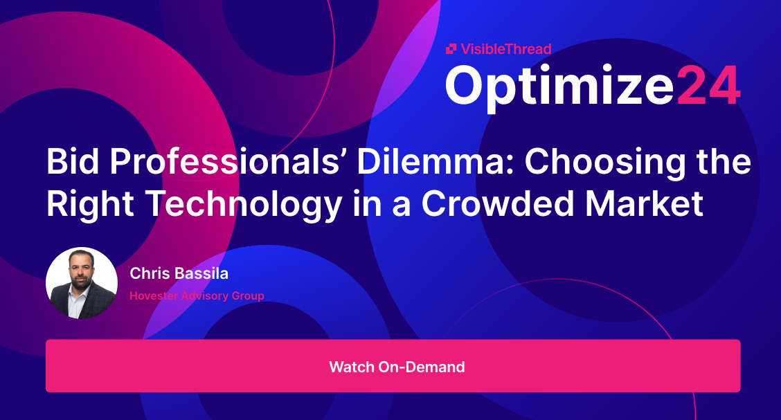 Bid Professionals’ Dilemma: Choosing the Right Technology in a Crowded Market